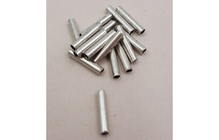 Tubo hueco 10mm *1mm interior Plata Vieja