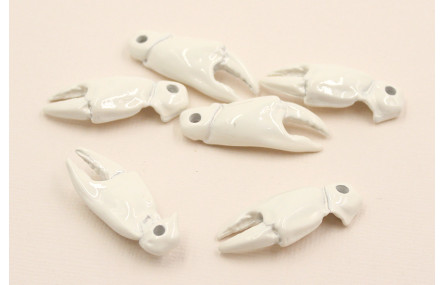 Pieza Pata Cangrejo 37*14mm Beige