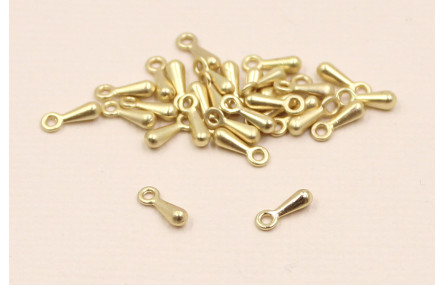 Colgante con Pivote de 7*2mm Dorado Mate