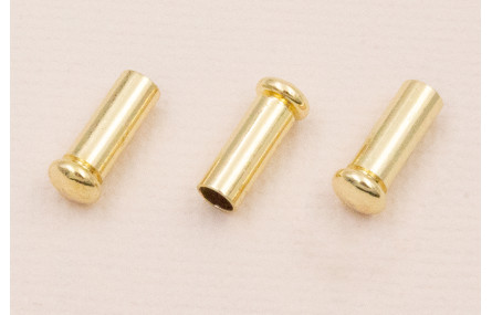 Capuchón 12*5mm Agujero 3mm Oro