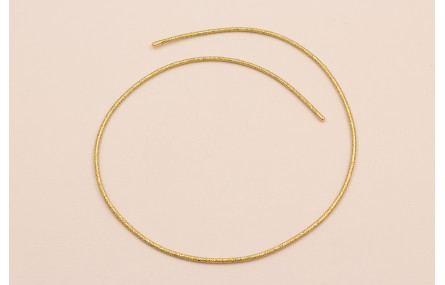 Cordón de 2mm Magnético Dorado 51 cms