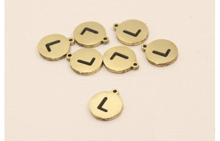 Chapa acero Inoxidable 10mm letra L