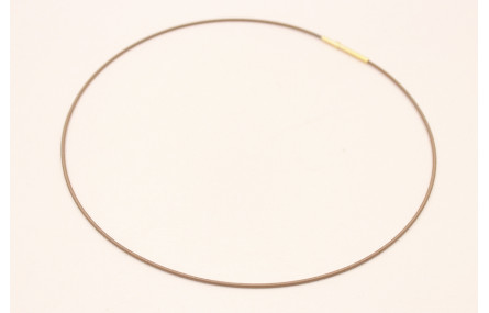Collar acero espiral 1,4mm*42cms
