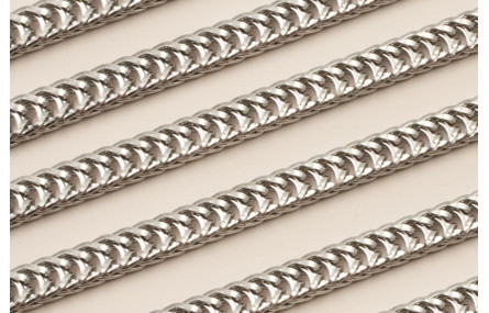 Stainless Steel Cadena Acero entrelazado 7*3mm