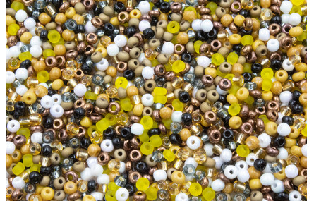 10 gramos de Abalorio Mix color 3mm