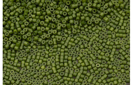 10 gramos de Abalorio cristal 2mm Microtubo Kaki