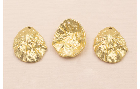 Concha Marina 25*20mm Oro Mate