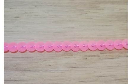 Tira de lentejuelas de 4mm Fuxia